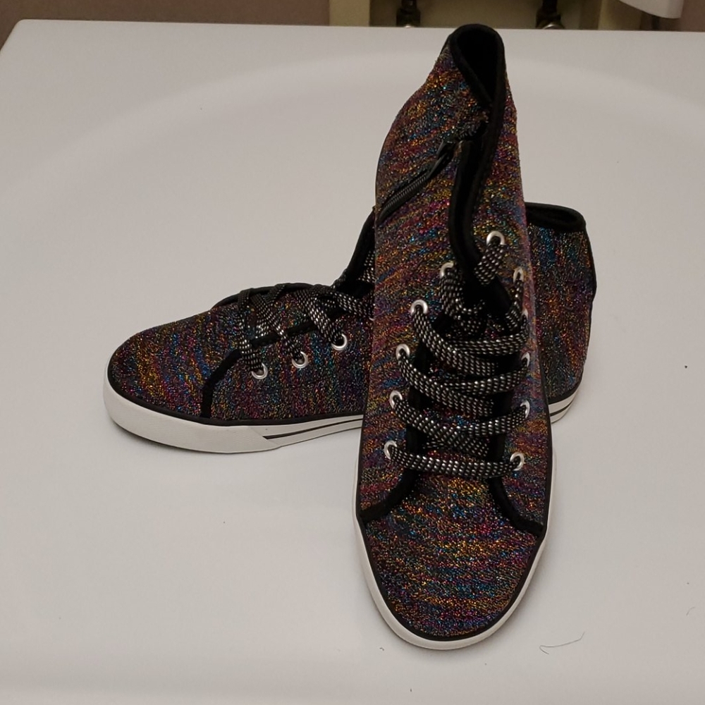KIDPIK Nina Franny Black Shimmer Sneaker